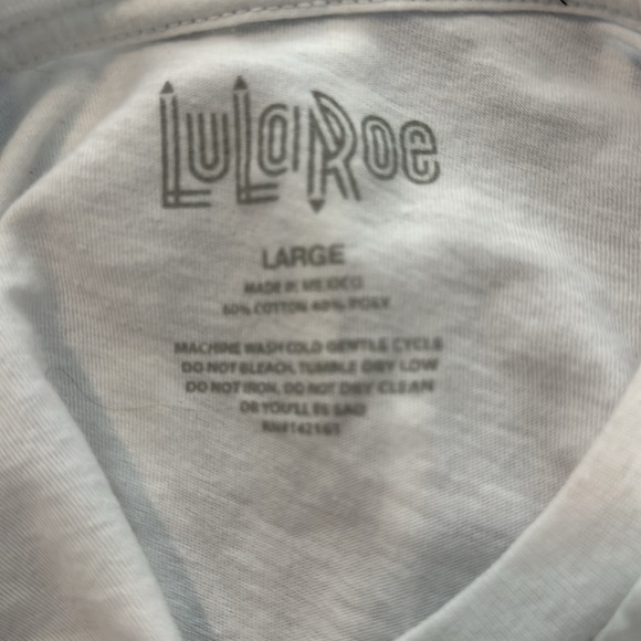 Large Lularoe Halloween Rocker Tee. - Picture 3 of 4